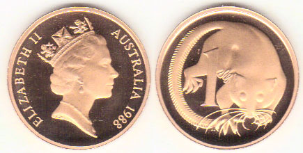 1988 Australia 1 Cent (Proof) A002518
